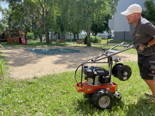 Instalace robotické sekačky Gardena do 500m2